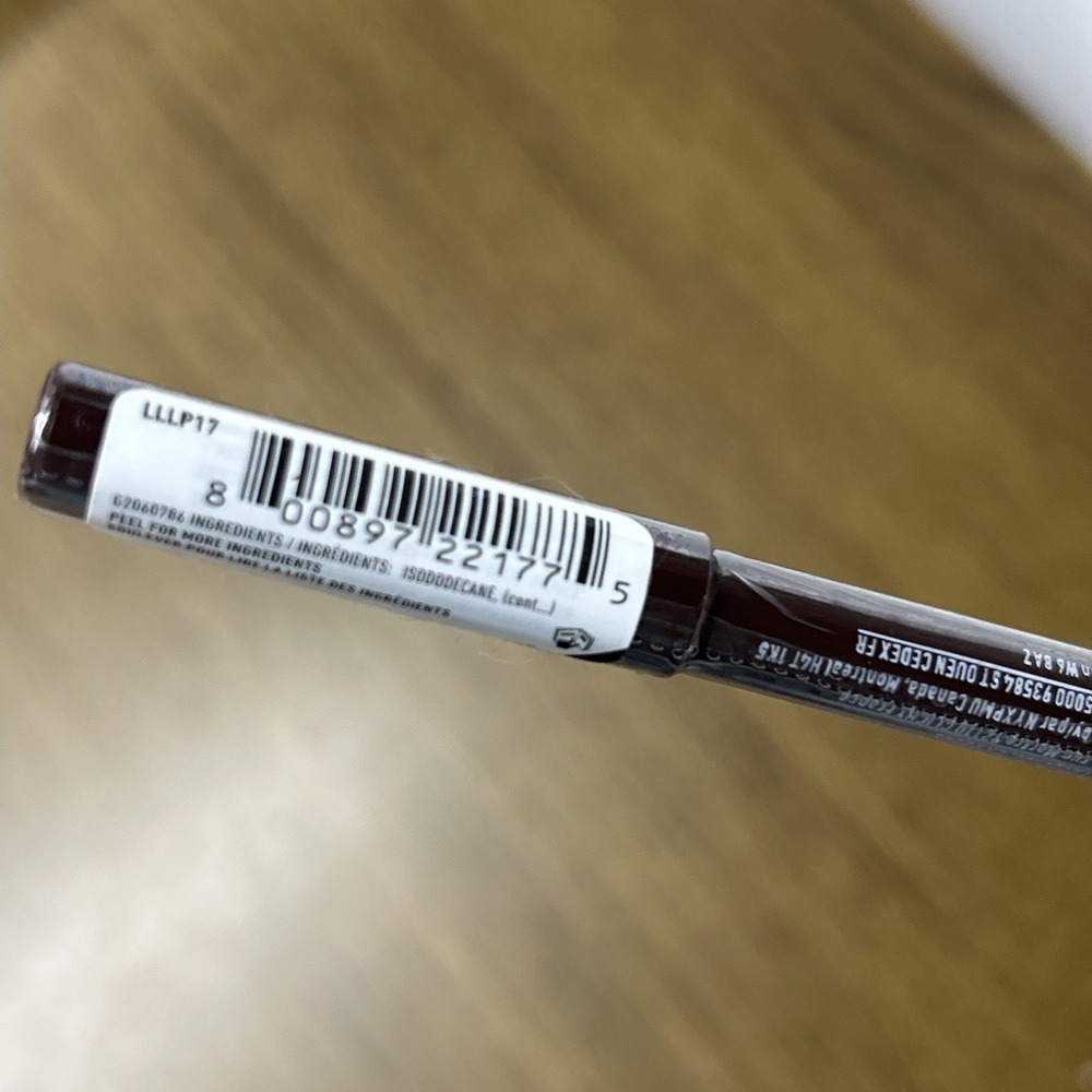 NYX‎ PROFESSIONAL MAKEUP Line Loud Lip Liner  Pencil-REBEL KIND Chocolate Brown - Picture 3 of 3